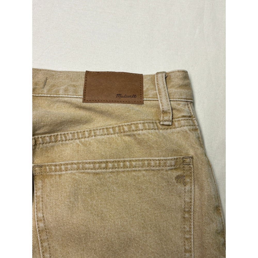 Madewell The Perfect Vintage Wide-Leg Jean Tan Brown 100% Cotton Womens 28X30 - Picture 7 of 12